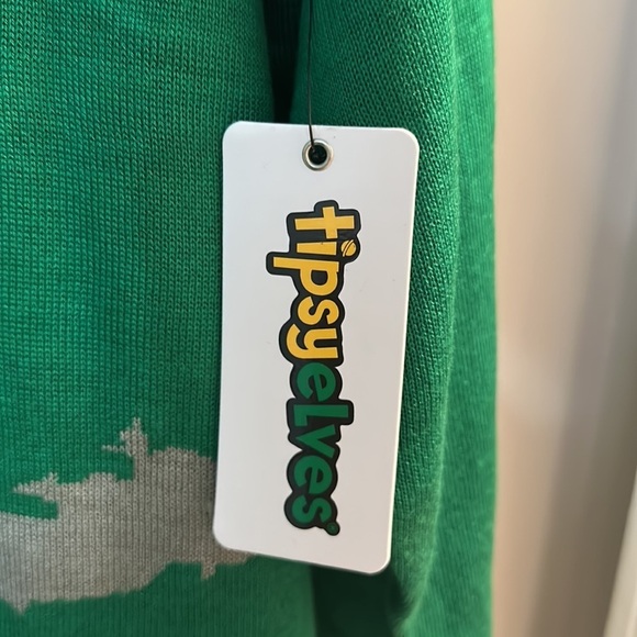 NWT Tipsy Elves Electrocuted Cat Ugly Christmas Sweater - Picture 4 of 7